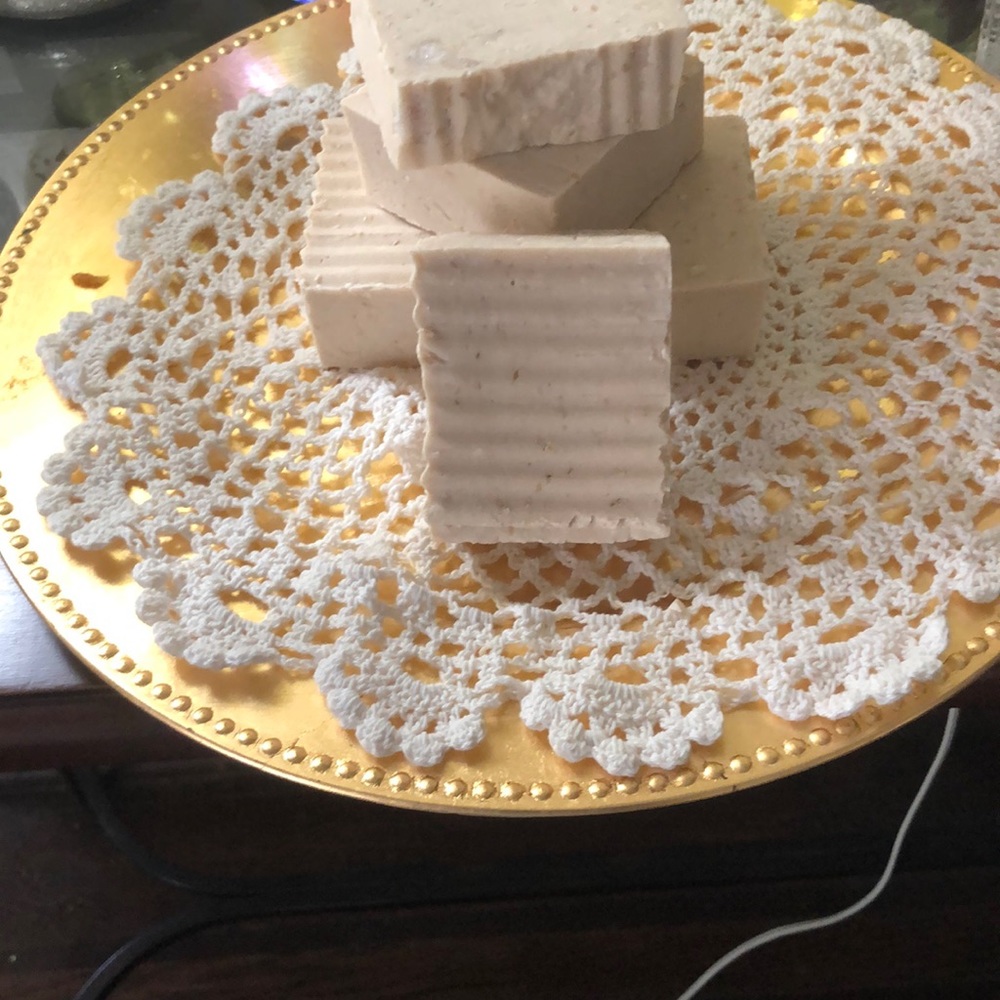 3/$25 Coconut Organic Handmade with Love Bar Soap NO Lye!